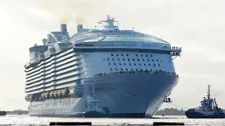 SYMPHONY OF THE SEAS | start of the very first sailing under flag by RoyalCaribbean | 4K-Video