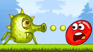 Несносный КРАСНЫЙ ШАР 5. Серия 3. Новый БОСС. Мультик ИГРА Red Ball 5 на Игрули TV