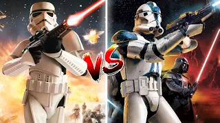Star Wars Battlefront Classic vs Battlefront 2 - Direct Comparison