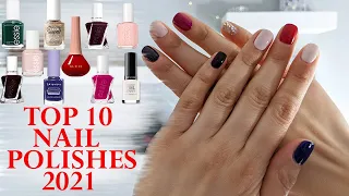 BEST NAIL POLISHES OF 2021 | Application + Swatches on the Natural Nails | Perfect Nails at Home