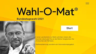 Wahl-O-Mat Speedrun FDP 100% 49 sec