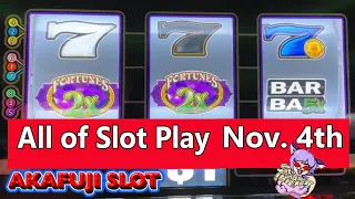 Non Stop! Jackpots -  Slot Play for the Day on Nov. 4th at Yaamava Casino San Manuel 赤富士スロット
