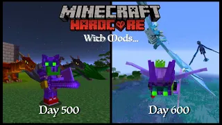 I Survived 600 Days in Hardcore Modded Minecraft