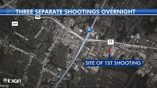 3 overnight shootings in Austin 1 day after 6th Street mass shooting