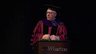 David Rubenstein, Keynote Speaker | Wharton MBA for Executives Philadelphia Graduation 2019