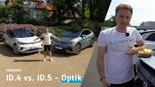 VW ID.4 vs. ID.5 | Der OPTIK Vergleich | ELECTRIFY ME!