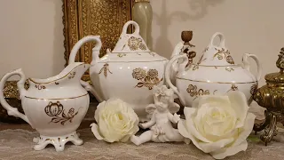 My mix and match vintage bone china collection