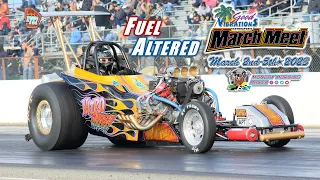 Nitro Fuel Altered At The 65th March Meet | Famoso Dragstrip | Drag Racing | 2023