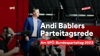 Andi Bablers Rede am SPÖ-Bundesparteitag 2023