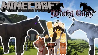 Holy Horses! I SWEN and more! Misty Oaks l Minecraft Let's Play 1.20 I Episode 3