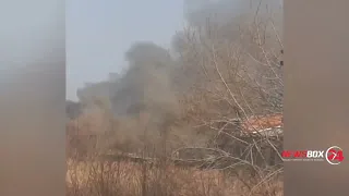 Нетрезвый житель Спасска спалил вагон с лесом