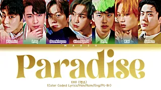 [ENG|PT-BR] EXO (엑소) – Paradise (파라다이스 ) (Color Coded Lyrics/Han/Rom)