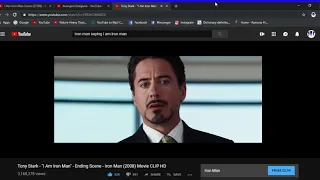 Tony Stark    I Am Iron Man    Ending Scene   Iron Man 2008 Movie CLIP HD   YouTube   Google Chrome