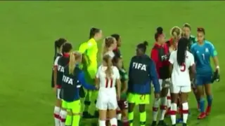 México vs canada 1-0 semifinales femenil 11-28-18