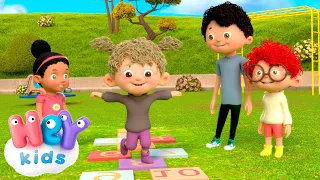 At the playground 🛝 | Fun Song for Kids | HeyKids Nursery Rhymes