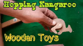 How to Make Hopping kangaroo//Wooden toys/ Home Made scorll saw