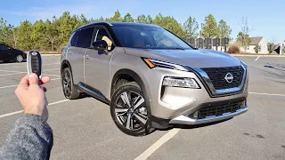 2023 Nissan Rogue Platinum AWD: Start Up, Walkaround, POV, Test Drive and Review