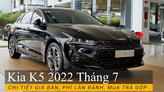 Giá xe Kia K5 2022 lăn bánh, mua trả góp tháng 7 nhiều ưu đãi hấp dẫn