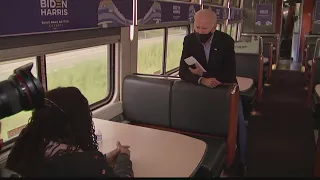 Biden visits Johnstown in train tour