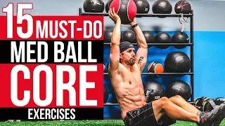 15 MUST-DO Med Ball Core Exercises For a STRONG Six Pack  |  FIX WEAK ABS