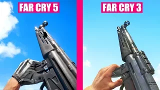 FAR CRY 5 vs FAR CRY 3 - Weapons Comparison