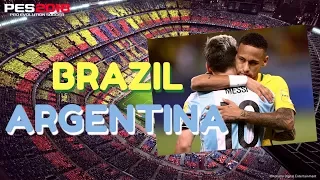 PES 2018 DEMO [BRAZIL vs ARGENTINA]