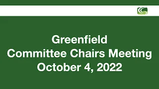 Committee Chairs Meeting October 4, 2022