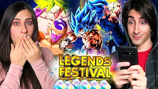 La mia RAGAZZA TROVA 2 LF con 2 BARDOCK e BROLY ANIMATION 😱 Dragon Ball Legends Festival Summon ITA