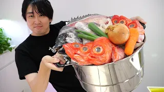 I tried to make the ultimate 【seafood ramen】