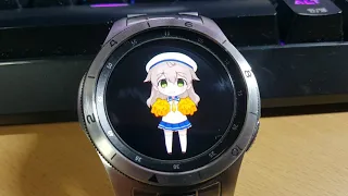 Live2D Web SDK on Galaxy Watch 1 Test