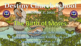 October 2, 2022 Virtual Sunday School lesson