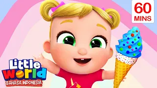 Es Krim Stroberi Kesukaanku | Kartun Anak | Little World Bahasa Indonesia