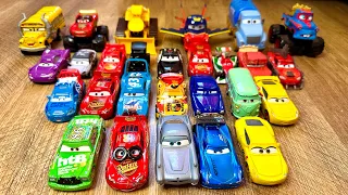 Looking for Disney Pixar Cars: Lightning McQueen, Miss Fritter, Chick Hicks, Cruz Ramirez, King, Flo
