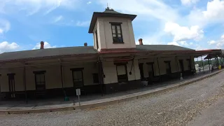 Lewistown, PA Downtown & Amtrak Train Station