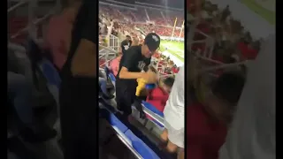 UCF Football Fan Touchdown Celebration BEER CHUG FAIL!