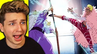 DOFLAMINGO VS. FUJITORA!! (one piece reaction)