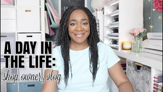 VLOG #1 - A Day In The Life of a Shop Owner | At Home With Quita