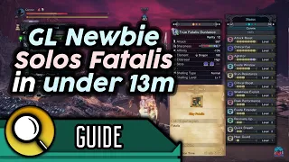 How to Solo Fatalis with Gunlance in 13 Minutes - Playstyle, Counter Build, etc | MHW Iceborne