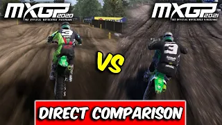 MXGP 2021 vs MXGP 2020 - Direct Comparison