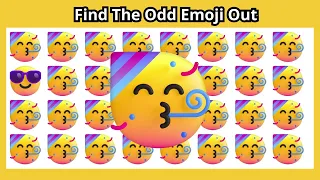 HOW GOOD ARE YOUR EYES #5 | Find The Odd Emoji Out | Emoji Puzzle Quiz
