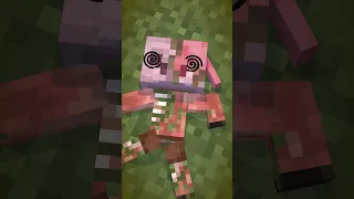 Zombie Piglin Pastlives - Minecraft Short Animation ( Pastlives-Sapientdreams) #shorts