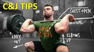 Clean & Jerk TIPS / Front Rack Position / Elbows & Shoulders Mobility