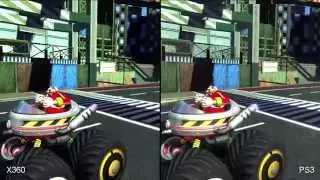 Sonic & Sega All Stars Racing - 360 vs. PS3 Comparison