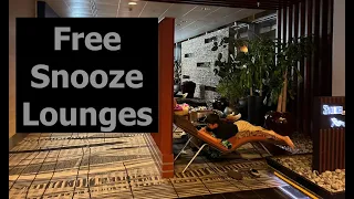 Singapore Changi Airport Snooze Lounge - Free Sleeping Areas