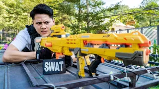 3T Nerf War : Immortal Warriors SEAL X Nerf Guns Fight Dr Lee Crazy Dangerous Criminals Steal Base