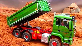 SUPER LONG SPECIAL BEST OF RC TRUCK ACTION at the Constructionyards in Germany
