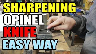 Sharpening Opinel knife 08 the EASY way