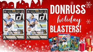 DOWNTOWN HUNTING IN HOLIDAY BLASTERS!  2023 PANINI DONRUSS FOOTBALL CARD OPENING