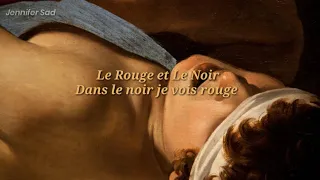 Le rouge et le noir - Dans le noir je vois rouge「Sub. Español (Lyrics)」