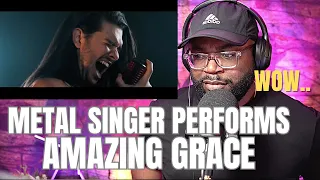 First Time Watching Metal Singer - Performs Amazing Grace (Reaction!!) Dan Vasc